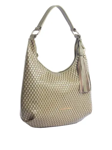 Bolsa Hobo Couro Drops Oliva Grande 78063.25