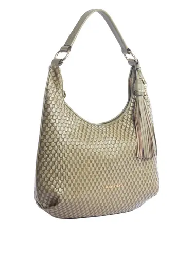 Bolsa Hobo Couro Drops Oliva Grande 78063.25