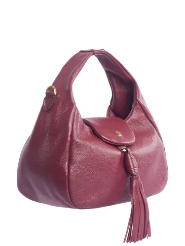 Bolsa de Mao Couro Burgundy Media 78062.25