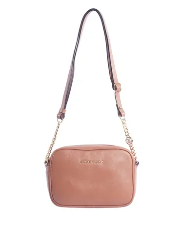 Bolsa Transversal Couro Mocha Mousse Pequena 78067.25