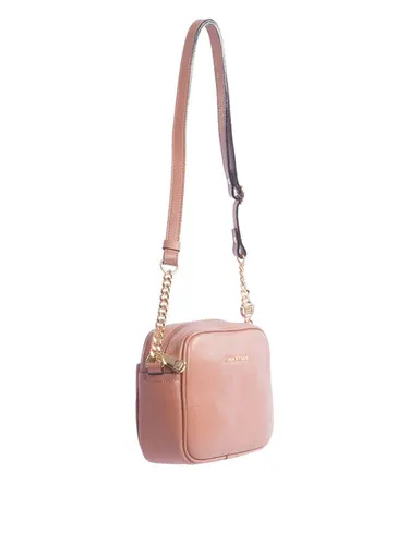 Bolsa Transversal Couro Mocha Mousse Pequena 78067.25