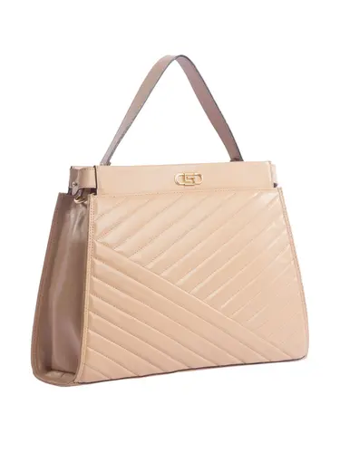 Bolsa Tiracolo Couro Blush Media 78071.25