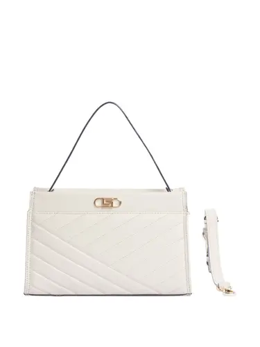 Bolsa Tiracolo Couro Marfim Media 78070.25