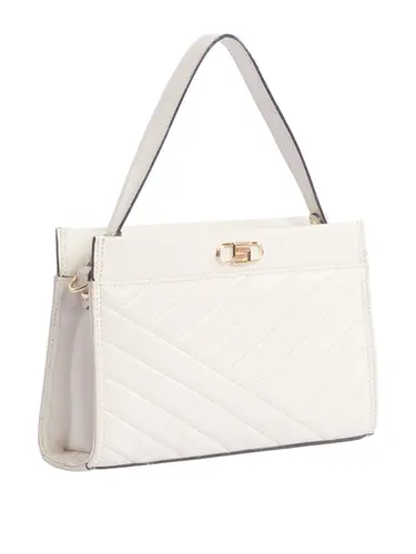 Bolsa Tiracolo Couro Marfim Media 78070.25
