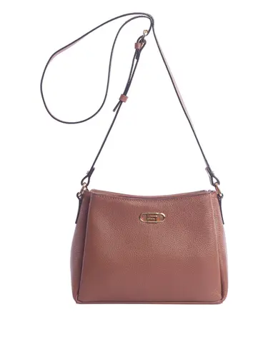 Bolsa Transversal Couro Canela Pequena 78073.25