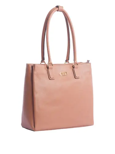Bolsa Tiracolo Couro Mocha Mousse Media 78075.25