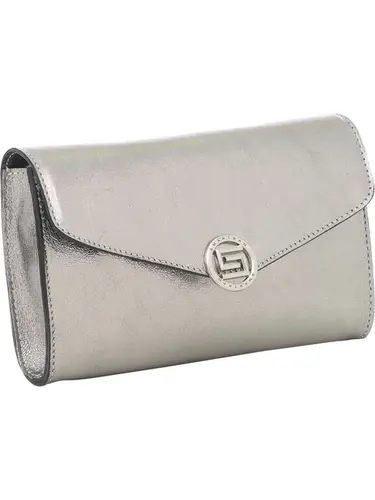 Bolsa Transversal Couro Metalizado Inox Pequena 78056.25