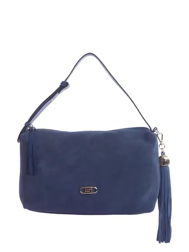 Bolsa Hobo Couro Marinho Media 78076.25