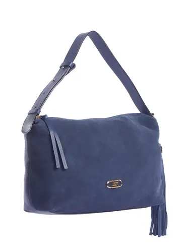 Bolsa Hobo Couro Marinho Media 78076.25