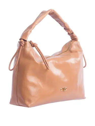 Bolsa Tiracolo Couro Caramelo Grande 78081.25