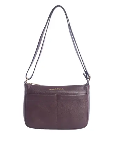 Bolsa Tranversal Couro Chocolate Medio - 78083.25