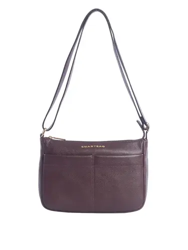 Bolsa Tranversal Couro Chocolate Medio - 78083.25