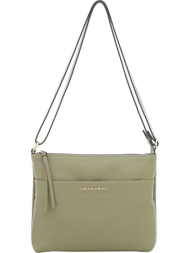 Bolsa Transversal Couro Oliva Pequena 78050.25