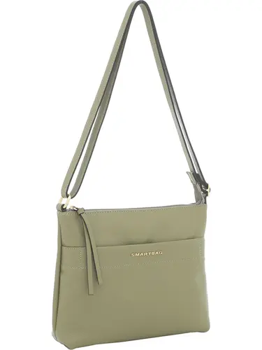 Bolsa Transversal Couro Oliva Pequena 78050.25