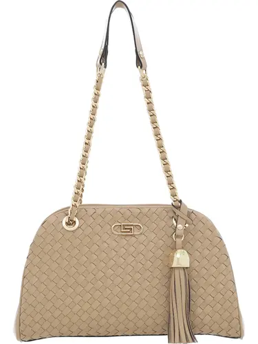 Bolsa Tiracolo Couro Tresse Blush Media 78065.25