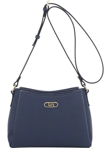 Bolsa Transversal Couro Marinho Pequena 78073.25