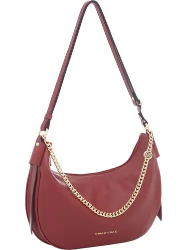 Bolsa Transversal Couro Cereja Media 78069.25