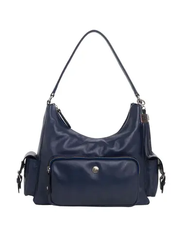 Bolsa Tiracolo Couro Marinho Grande 70049.26