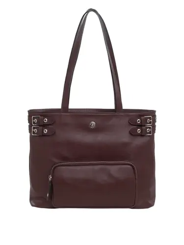 Bolsa Tiracolo Couro Marrom Grande 70047.26