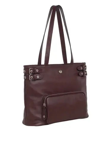 Bolsa Tiracolo Couro Marrom Grande 70047.26