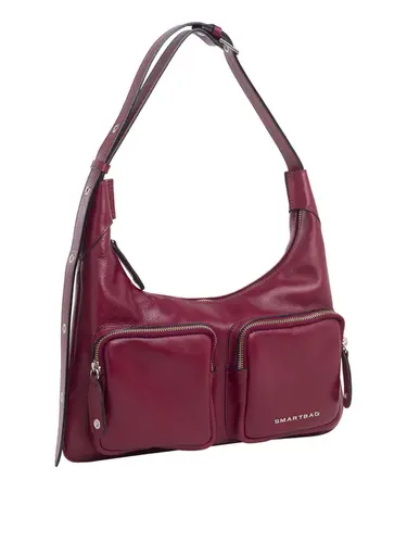 Bolsa Tiracolo Couro Bordo Médio 70048.26