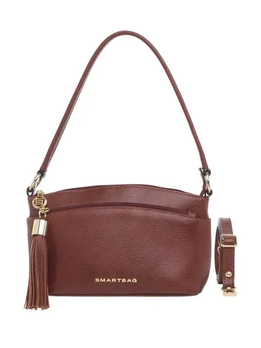 Bolsa Tiracolo Couro Marrom Médio 70014.26