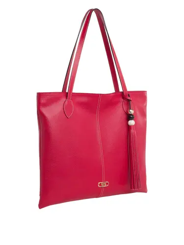 Bolsa Tote Couro Vermelho Grande 70037.26