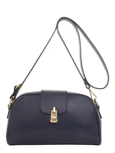 Bolsa Transversal Couro Marinho Media 79039.26