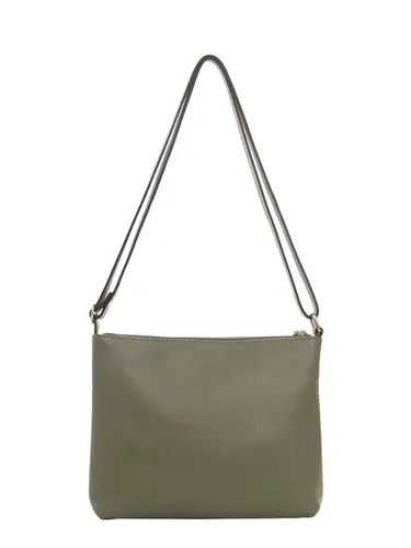 Bolsa Transversal Couro Militar Média 79050.26