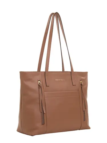Bolsa Tiracolo Couro Mocha Mousse Grande 79052.26