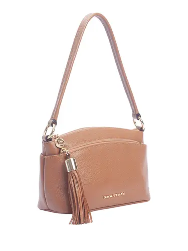 Bolsa Tiracolo Couro Caramelo Médio 70014.26