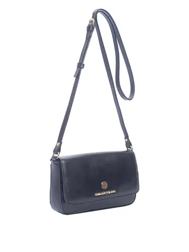 Bolsa Transversal Pequena Couro Preto 70001.26