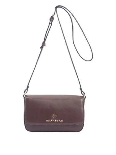 Bolsa Transversal Pequena Couro Marrom 70001.26