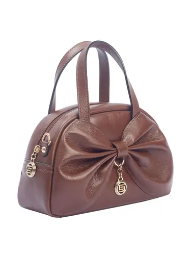 Bolsa Transversal Pequena Couro Toffee 70003.26