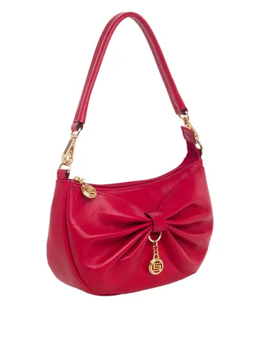 Bolsa De Mão Pequena Couro Rubi 70006.26