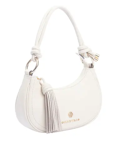 Bolsa de Mão Couro Marfim Pequeno 70017.26