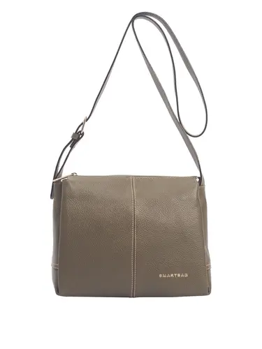 Bolsa Transversal Couro Oliva Médio 70023.26