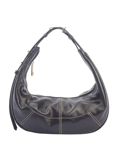 Bolsa de Mão Couro Preto Médio 70028.26