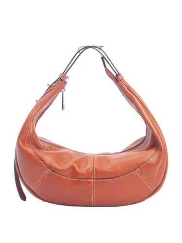 Bolsa de Mão Couro Tijolo Médio 70028.26