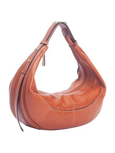 Bolsa de Mão Couro Tijolo Médio 70028.26