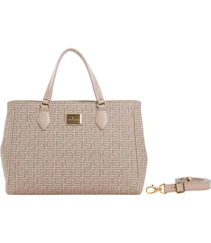 Bolsa Tiracolo Smartbag Veneza Nude/Bege Grande 85023.25