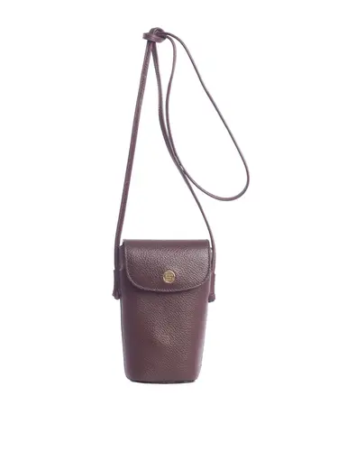 Bolsa Transversal Couro Marrom Pequena 79074.26