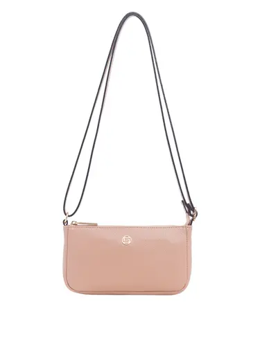Bolsa Transversal Pequena Couro Nude 70053.26