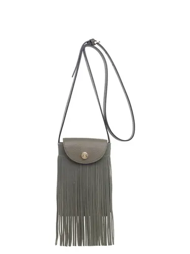 Bolsa Transversal Pequena Couro Camurça Oliva 70057.26