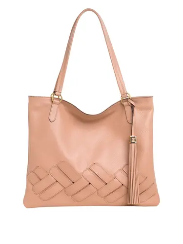 Bolsa Tiracolo Grande Couro Nude 70064.26