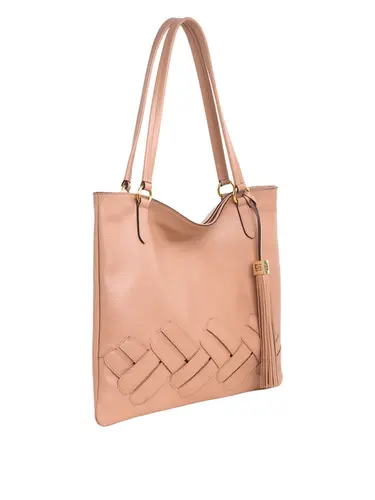 Bolsa Tiracolo Grande Couro Nude 70064.26
