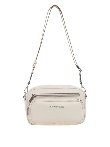 Bolsa Transversal Média Couro Marfim 70076.26