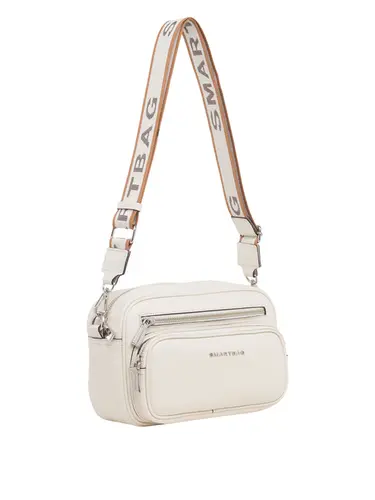 Bolsa Transversal Média Couro Marfim 70076.26