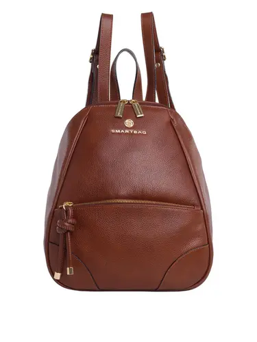 Bolsa Mochila Média Couro Toffee 70083.26