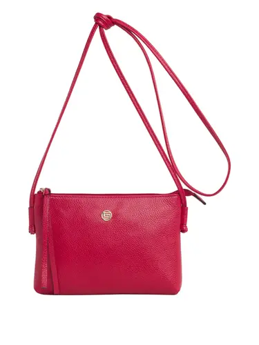 Bolsa Transversal Pequena Couro Rubi 70245.26